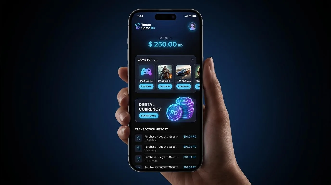 Pemain Royal Dream topup via QRIS di Games707game